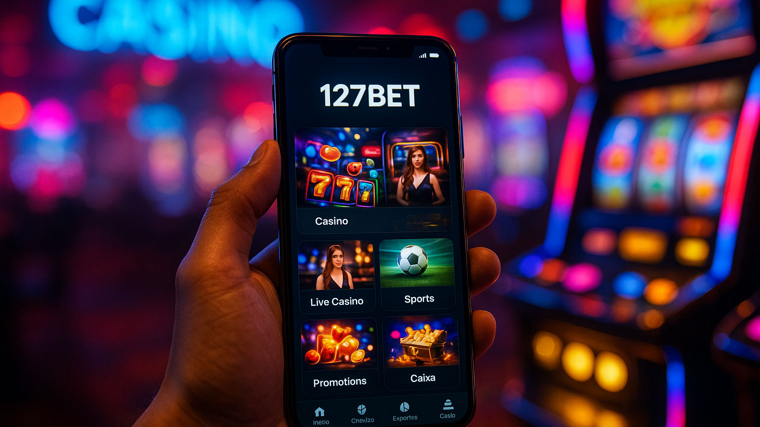 Baixar o 127BET Cassino App