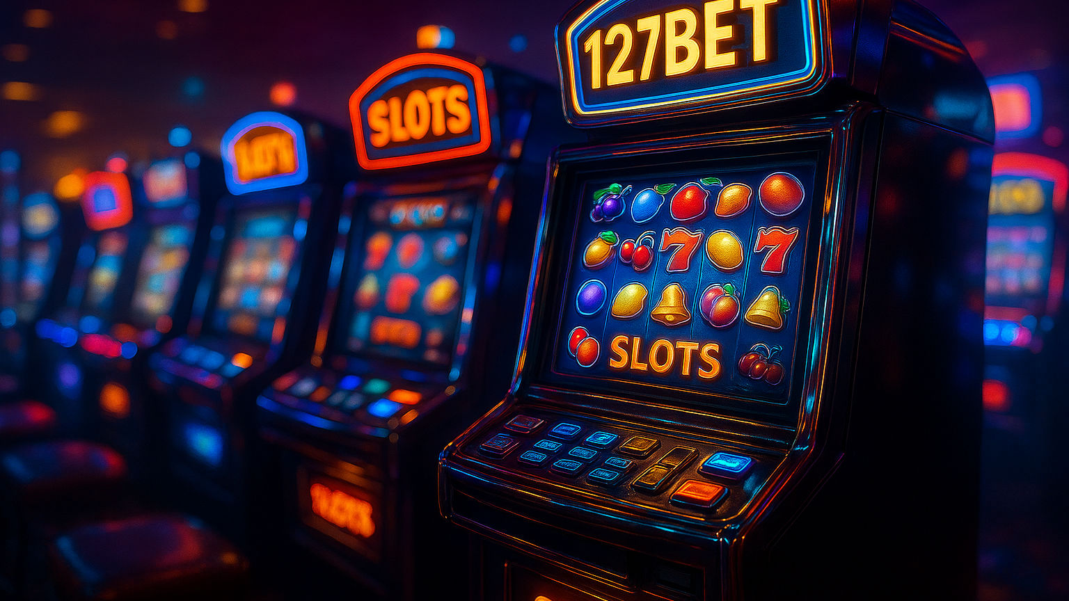 Explore o mundo das slot machines no 127BET Casino